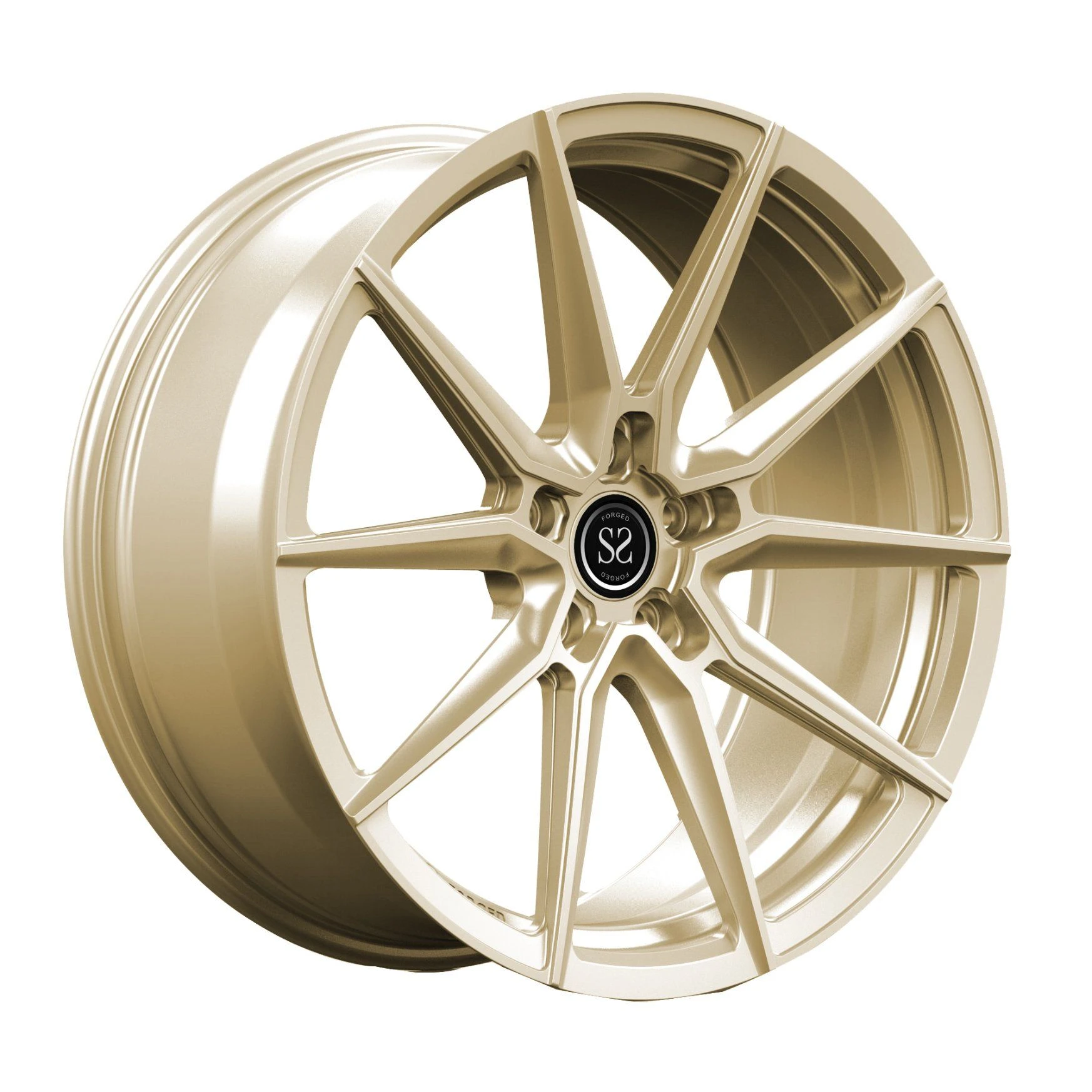 1 Piece Wheels 19inch Light Gold Disc for BMW M2 Forged Monoblock Luxury Rims