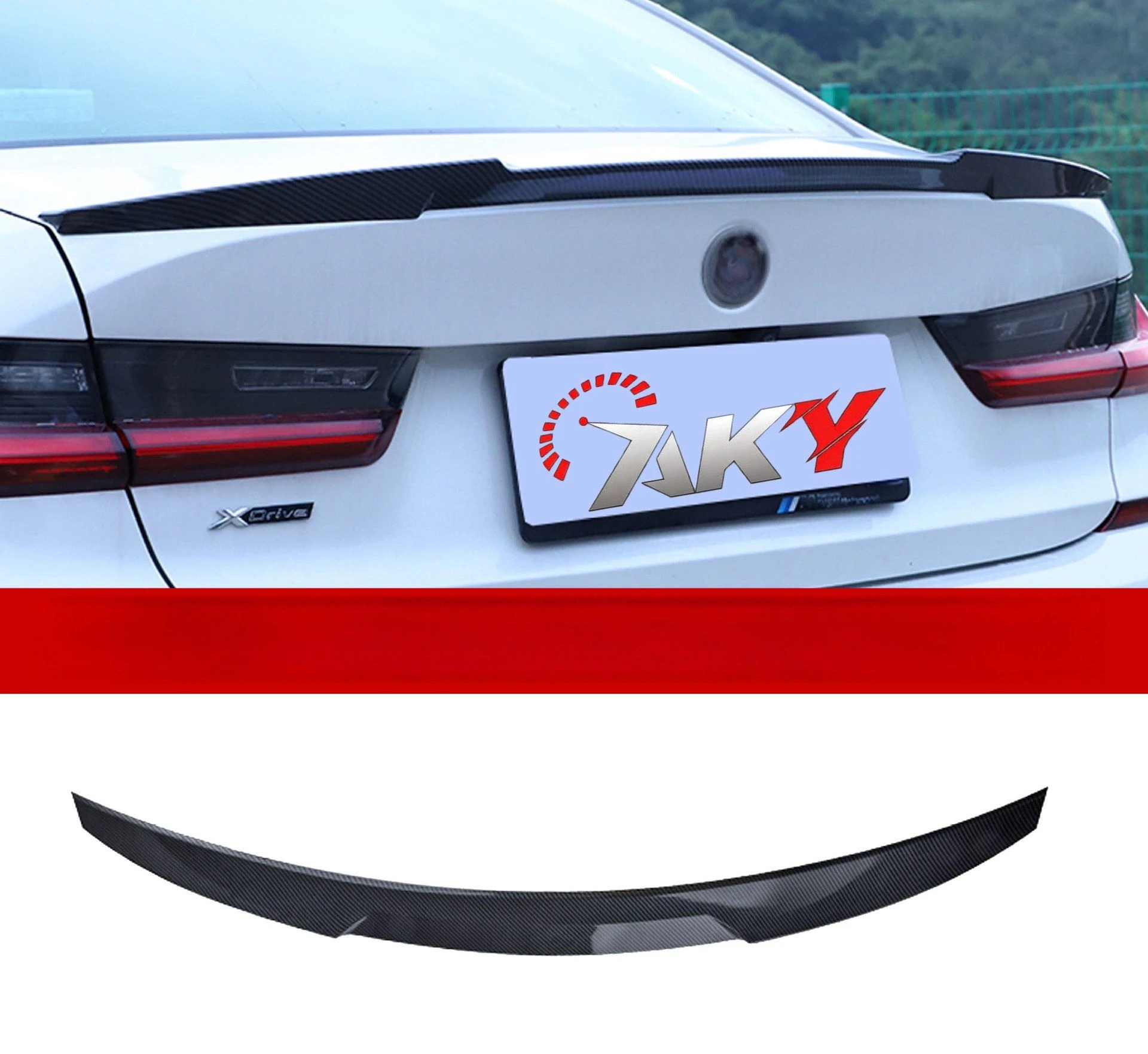19-25 Rear Trunk Spoiler Rear Wing for BMW G20 G28 M Sport Kit