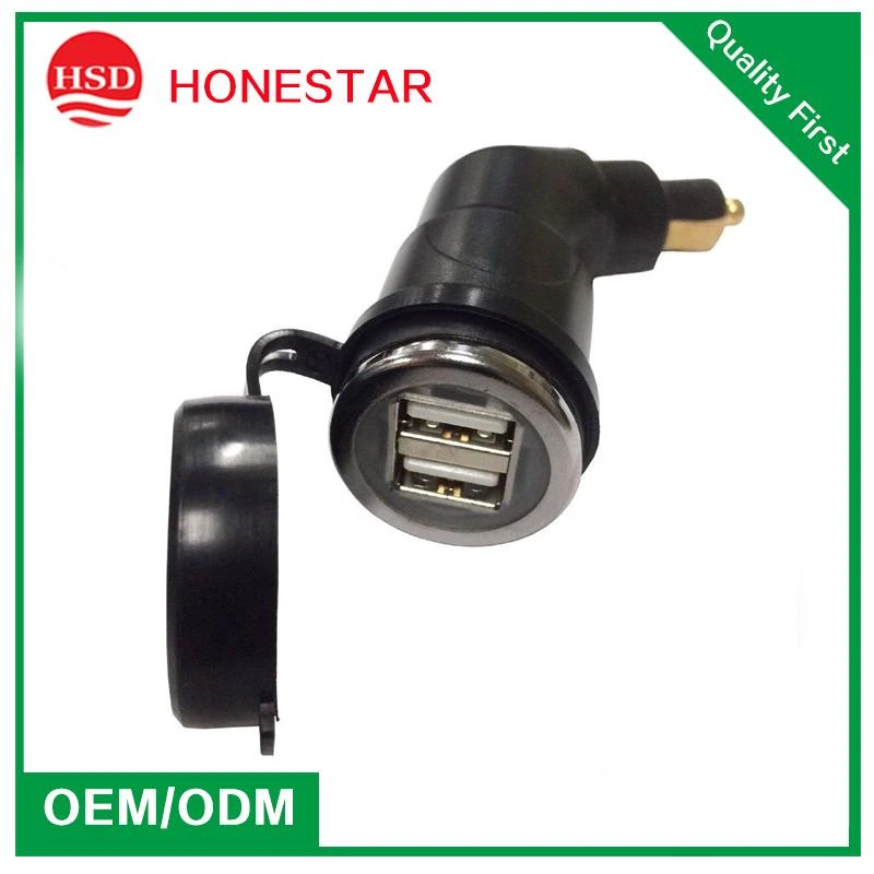 5V 3.3A Waterproof Cap for BMW Dual USB Fast Car Charger