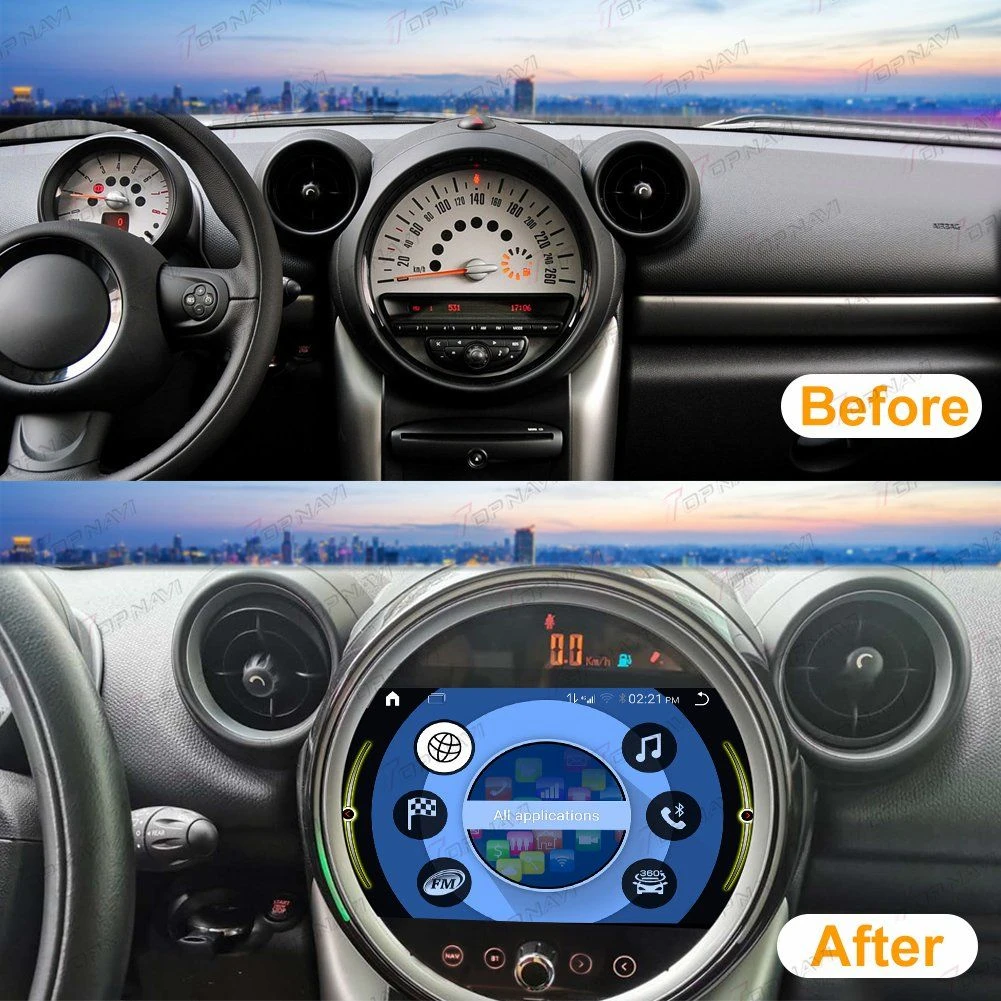 9″ for BMW Mini R60 2011-2016 Stereo Navigation GPS Multimedia Video Player