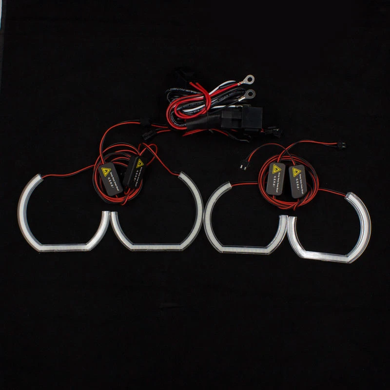 Acrylic White Crystal M4 SMD LED Angel Eyes for 1 Series E82 E88 E87 E81 Headlight