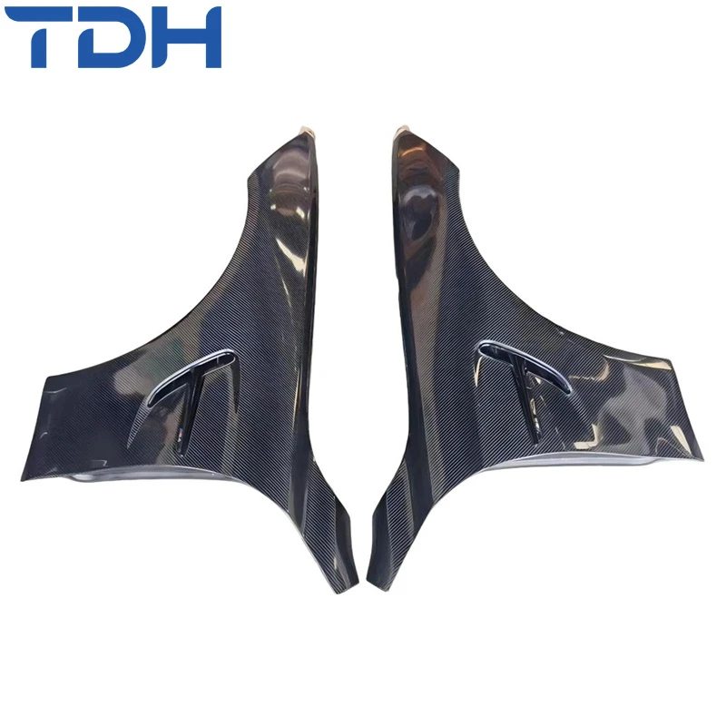 Car Modified Wet Carbon Front Fenders for BMW F80 M3 Auto Tuning Body Parts