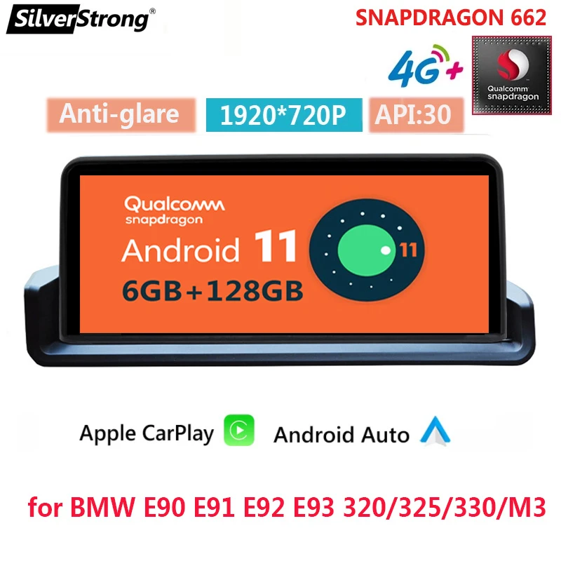 Car Multimedia Android Stereo for BMW E60/ E90/E91/E92/E93 2005-2012 Idrive Bt WiFi Carplay Navigation Stereo