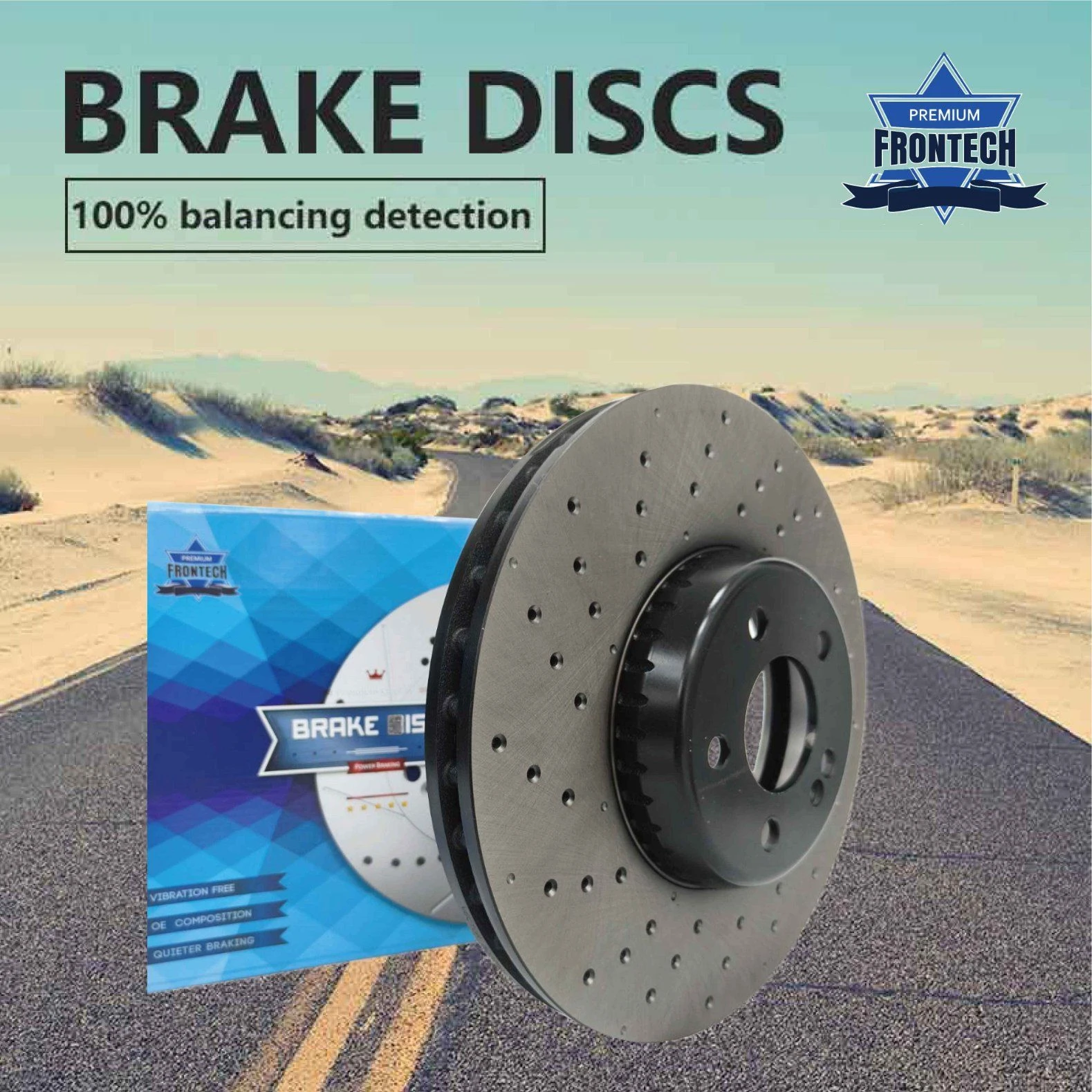 Carbon Ceramic Drilled Rear Brake Discs for Front Brake Discs for Tt RS 8j W221 E87 Models BMW Honda Audition