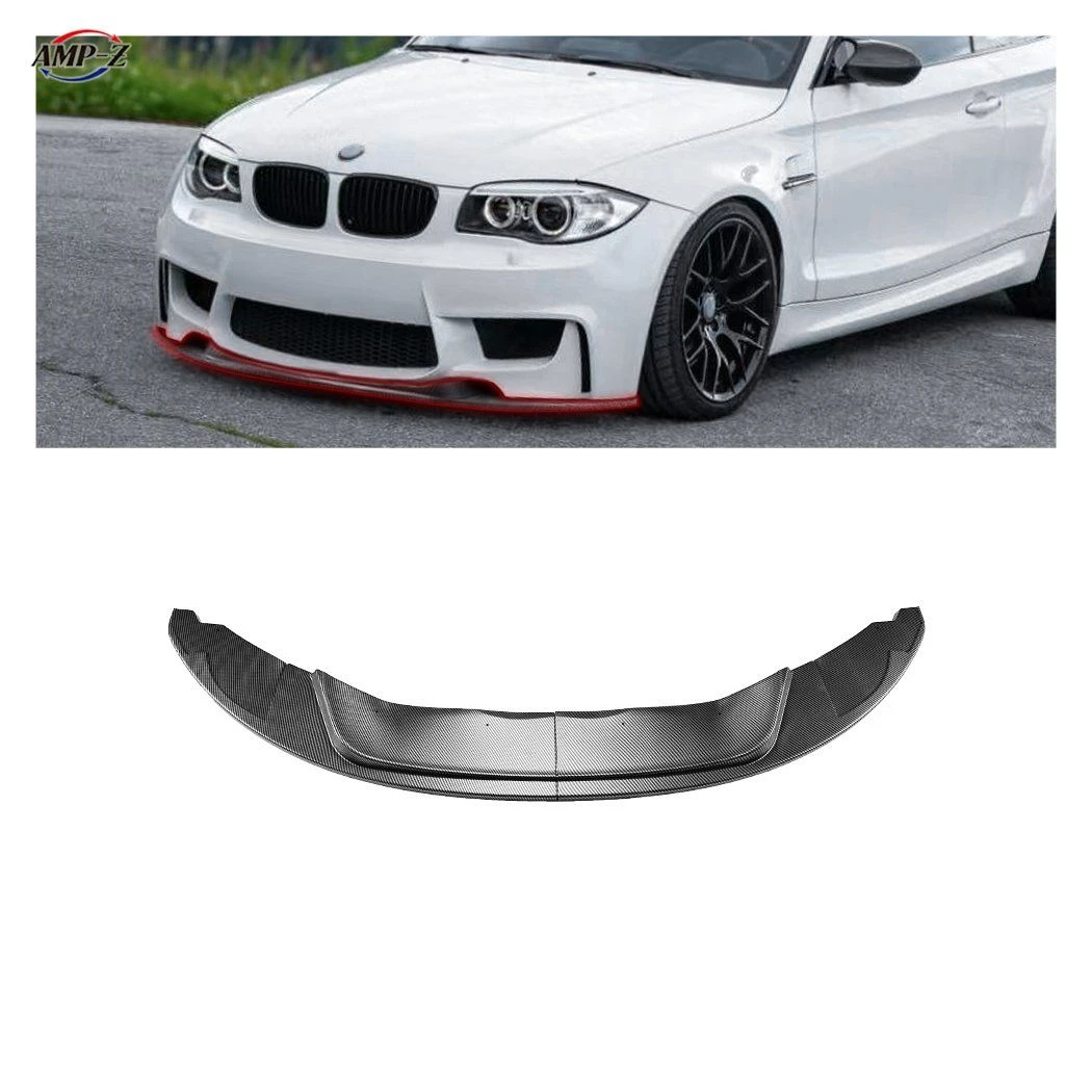 Carbon Fiber Front Lip Splitter for BMW 1 Series E82 1m 2011-2012