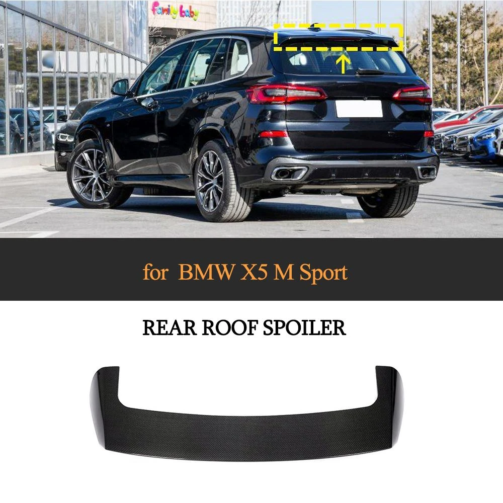 Carbon Fiber Rear Roof Spoiler for BMW X5 G05 Sport Utility 4-Door 2019-2020