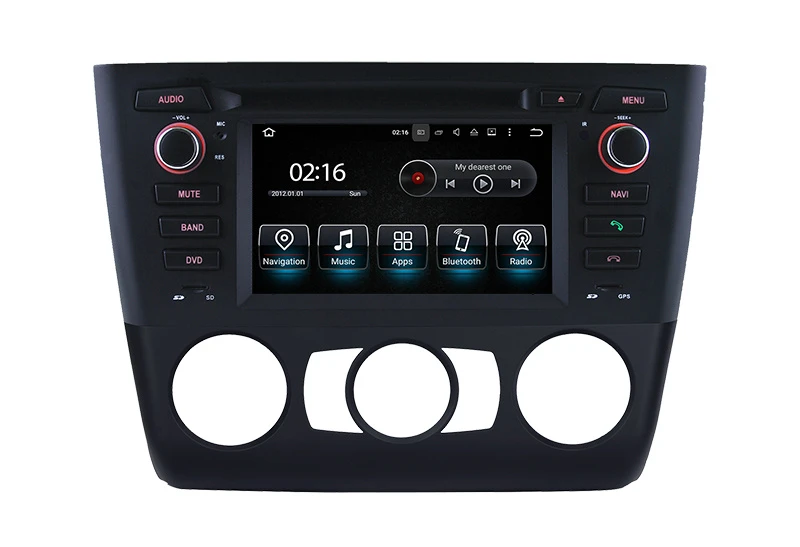 Carplay BMW 1 E81 E82 E88 GPS Navigation Android 7.1 Phone Connections