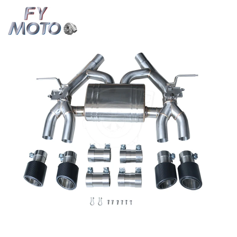 China Factory BMW M3 Widely Used Stainless Steel Exhaust Catback