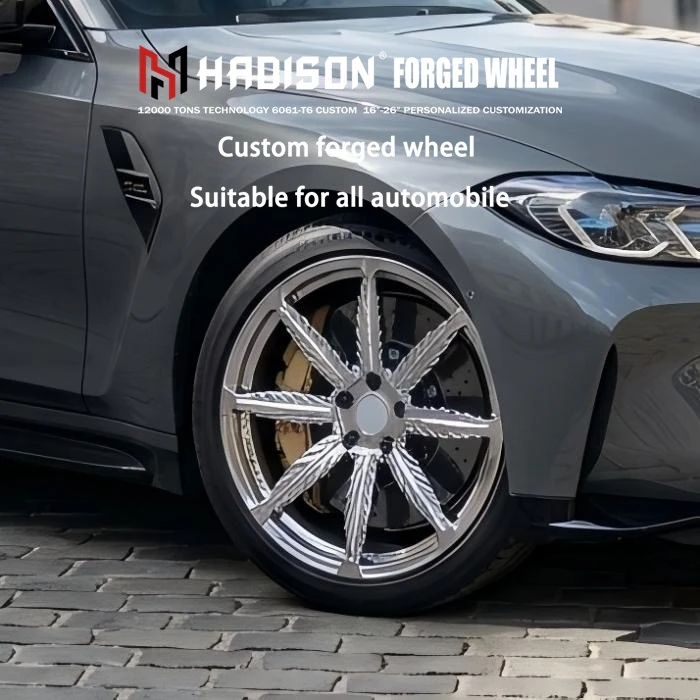 Custom Chrome Forged Wheels 3D Carved Leaf Spoke 18 19 20 21 Inch 5×112 Rims for BMW M2 F87 G87 M3 F80 G80 M4 F82 G82 M5 F90
