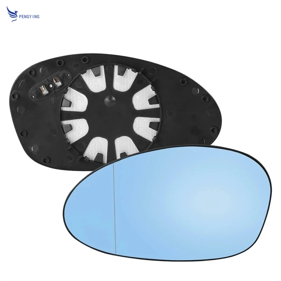 Driver Side Blue Wing Door Mirror Rearview Mirror Glass Heated for-BMW 1 3 Series E81 E87 E82 E46 E90 E92 Z4 E85