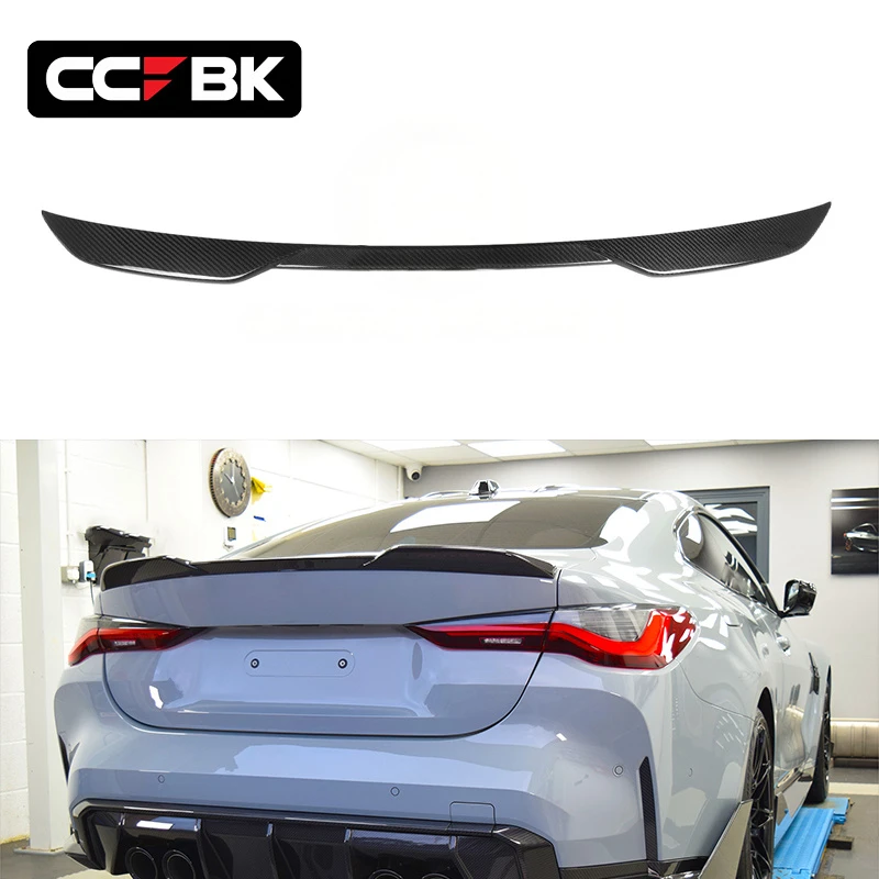 Dry Carbon Fiber Car Body Kits Rear Trunk Spoiler Tail Wing Boot Lip Ducktail Duckbill for BMW 4 Series G22 420I 430I 440I G82 M4 Competition 2020-2026