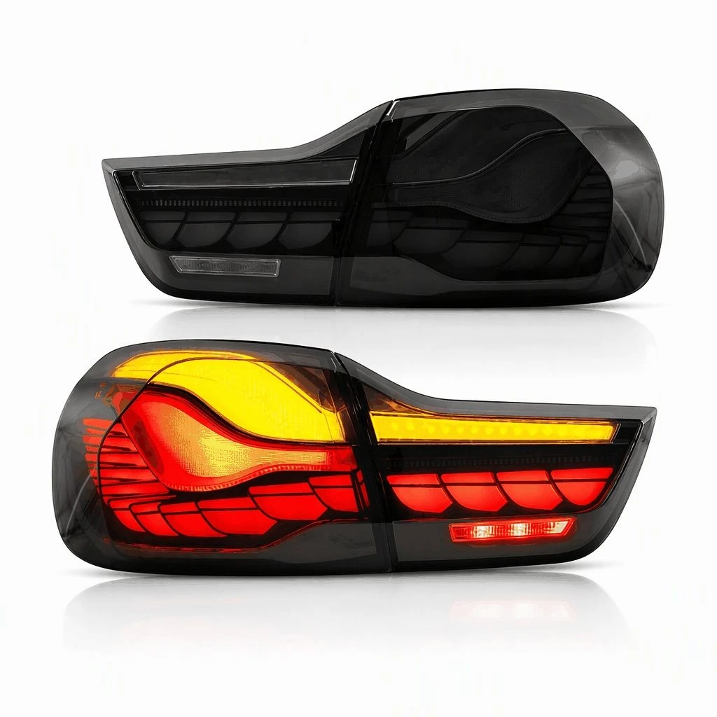 Dynamic Sequential Turn Signal LED Tail Lamps for BMW 4 Series M4 2014-2020 with Reverse & Fog Lights