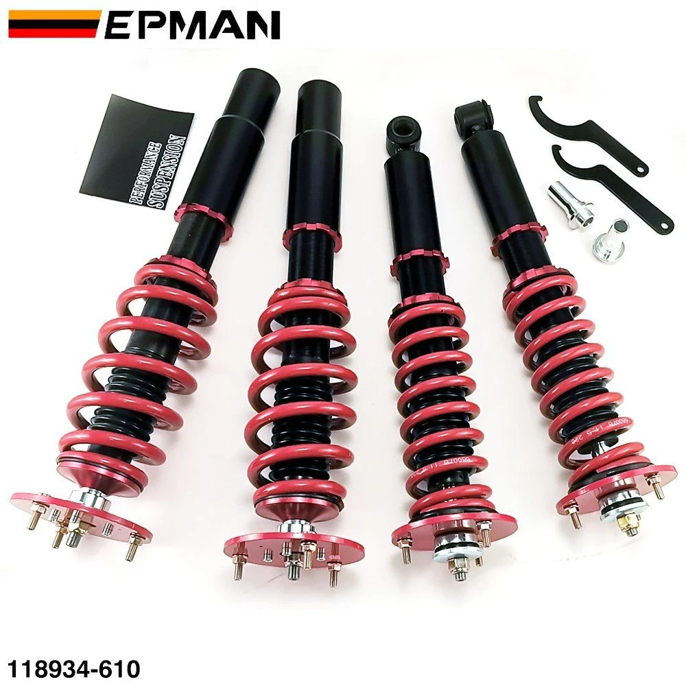 Epman Coilovers Spring Struts Racing Suspension Coilover Kit Shock Absorber for BMW 5 Series (E60) 2004-2010 (RANDOM COLOR) 118934-610
