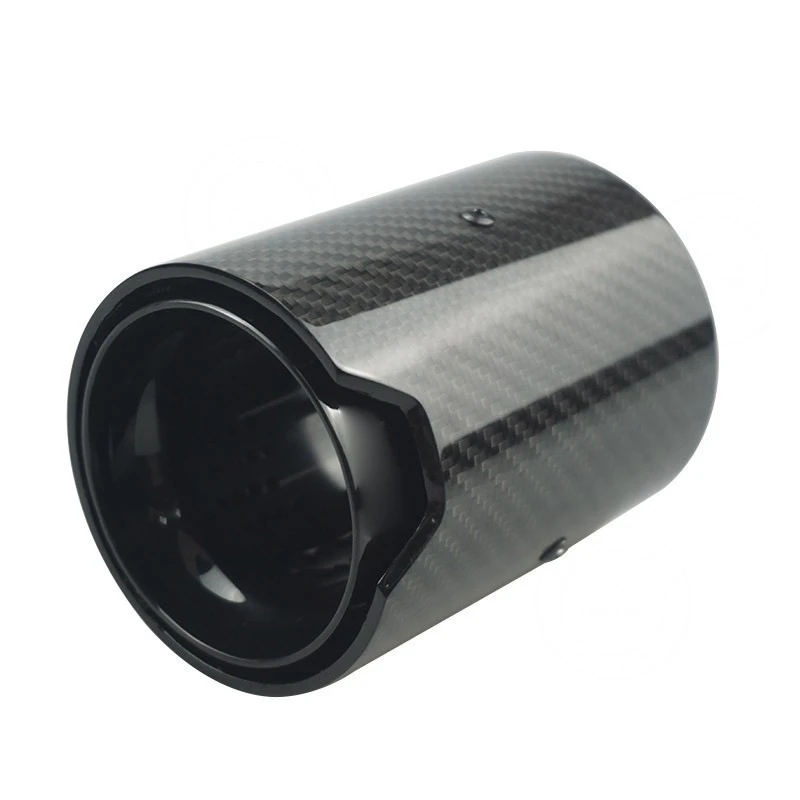Full Black M Performance Carbon Fiber Exhaust Muffler Pipe Tips for BMW M2 M3 M4 M5 F10 F80 F82 F83 F87