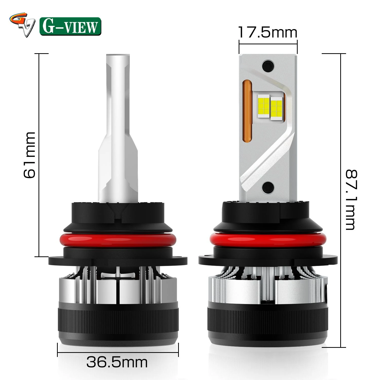 G-View G12 H1 H3 H4 H7 H8 H11 H16 H13 9004 9007 9005 9006 Moto Auto Lighting Headlight 6000K Headlight Car LED
