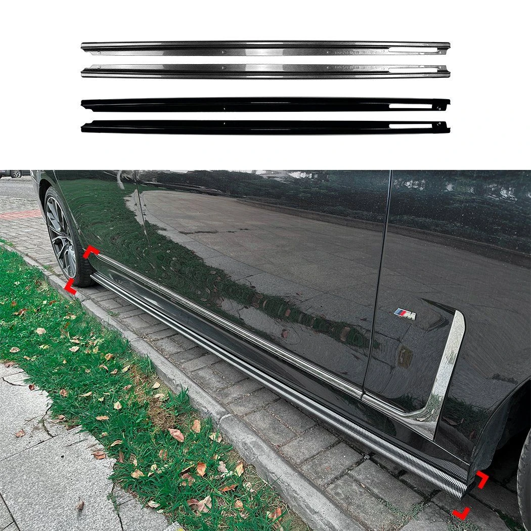 G11 G12 Gloss Black Side Skirts for BMW 7 Series G11 G12 2016-2022