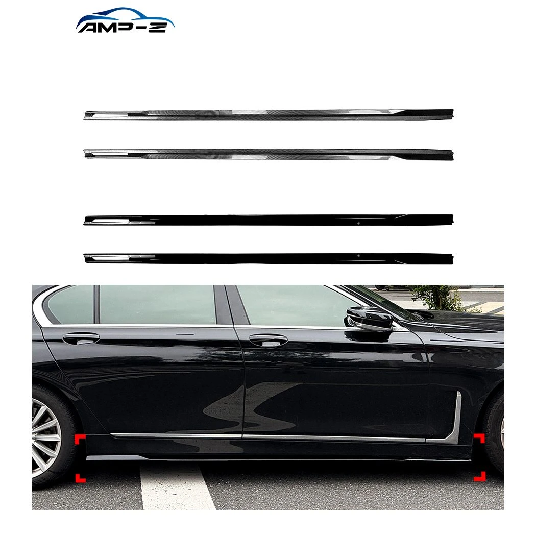 G12 Side Skirt Plastic Material Gloss Black Auto Body Modify for BMW 7 Series G12 Standard 2016-2022 Car Accessories