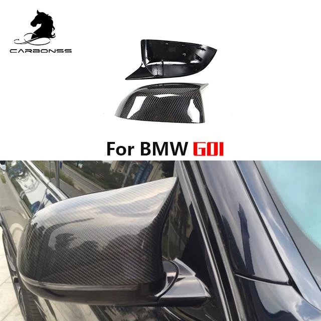 Gloss Black M-Look Replacement Rearview Mirror Caps for BMW G01/G02/G05/G06/G07