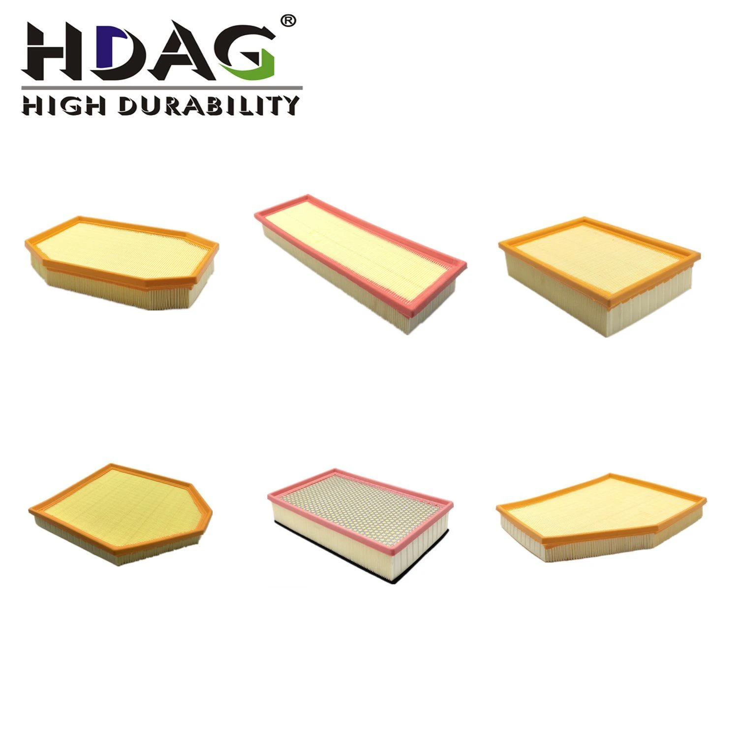 Hdag 13721707021 13721730946 OEM Quality Auto Engine A/C Cabin Air Filter Factory for BMW Volkswagen Audi Mercedes Benz E38 E23 528xi 330xi 550I M3 735I 525I