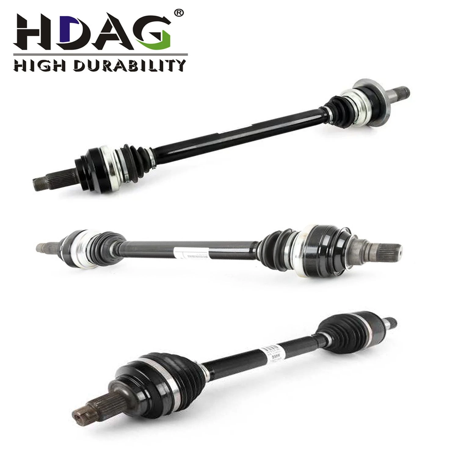 Hdag OEM 33207624206 33207634460 33212284616 Auto Parts Front Rear Half Axis Right Left CV Axle Shaft and Drive Shaft Factory for BMW 1series 3 Series 4 Series