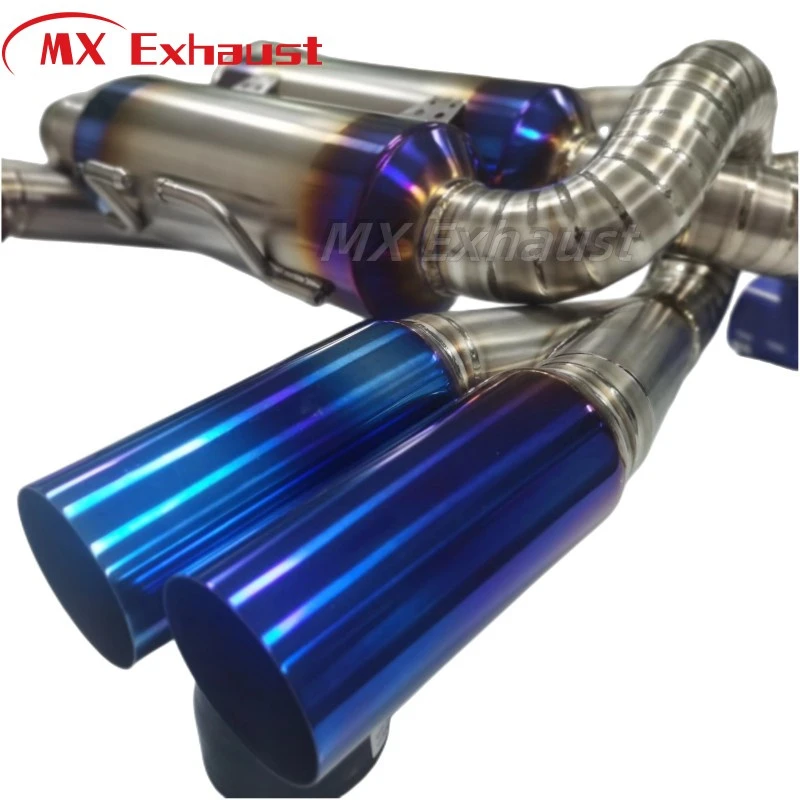 High Quality Exhaust System BMW 3 Series E46 E92 E90 M3 M2 M1 M4 M5 M6 Titanium Exhaust Muffler Catback Exhaust Pipes