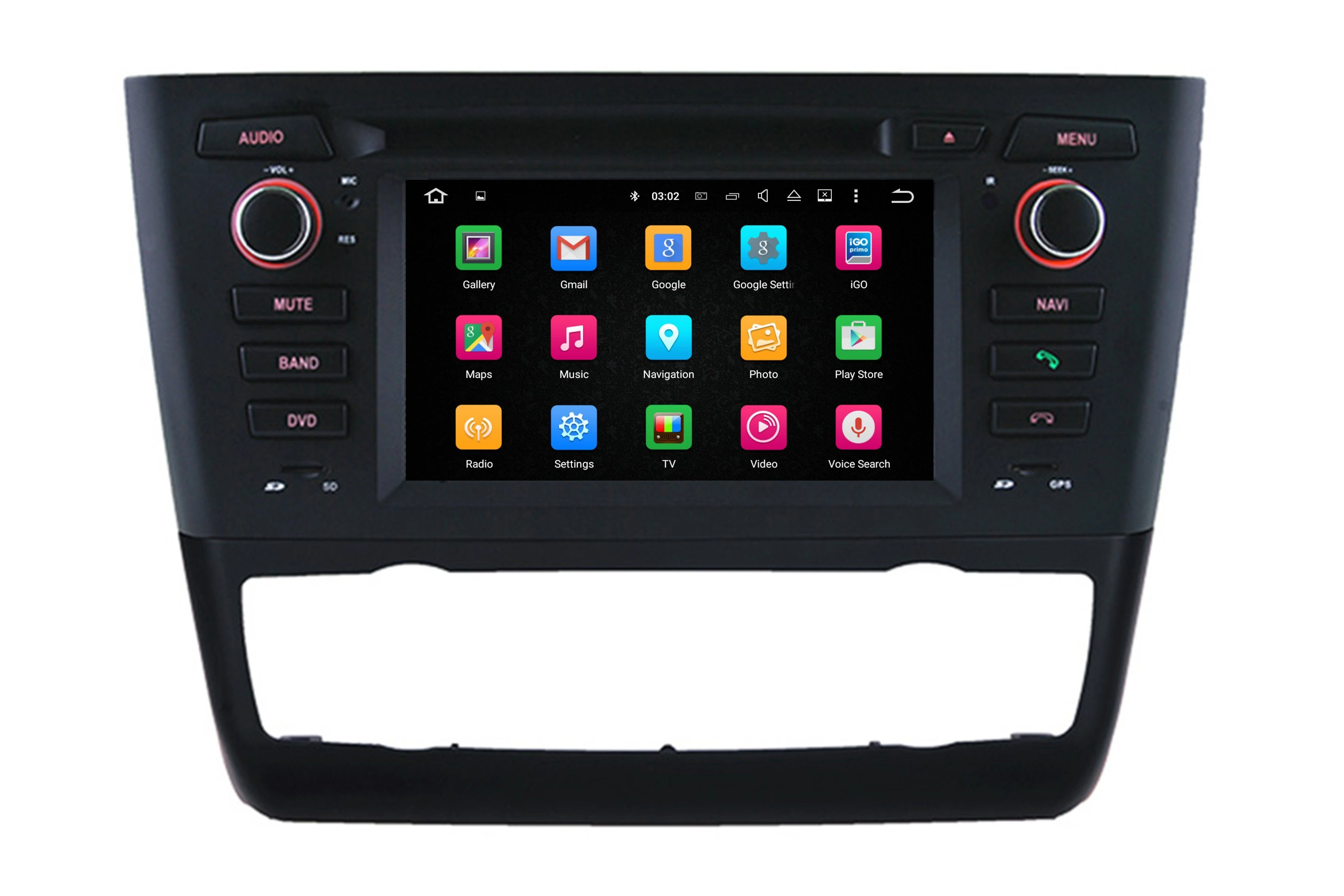 Hualingan Car GPS Navigation for BMW 1 E81 E82 E88 Android 9.0 4G RAM 32g ROM Support Built-in Carplay DSP with Carplay
