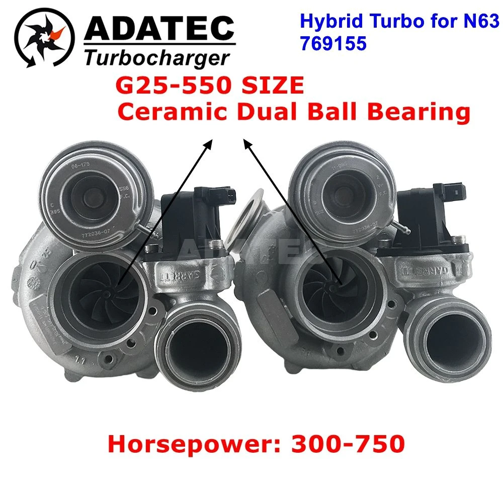 Mgt2256GS 769155 821719-5004s Turbine Hybrid Turbocharger Part for 2008-10 5 Series (E12,E28,E34,E39,E60,E61) 550I Automatic N63 Engineturbocharger Assembly