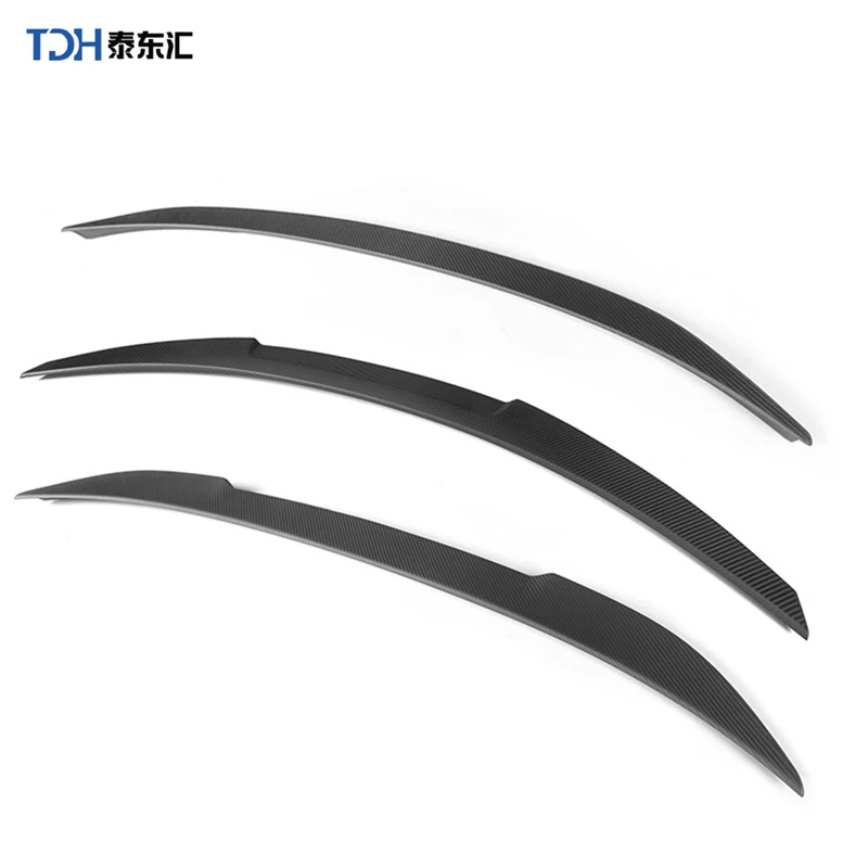 Psm Style Dry Carbon Fiber Rear Spoiler for BMW 3 Series G20 G80 M3 Sedan 2019+ Back Trunk Wing Boot Lip 330I 340I