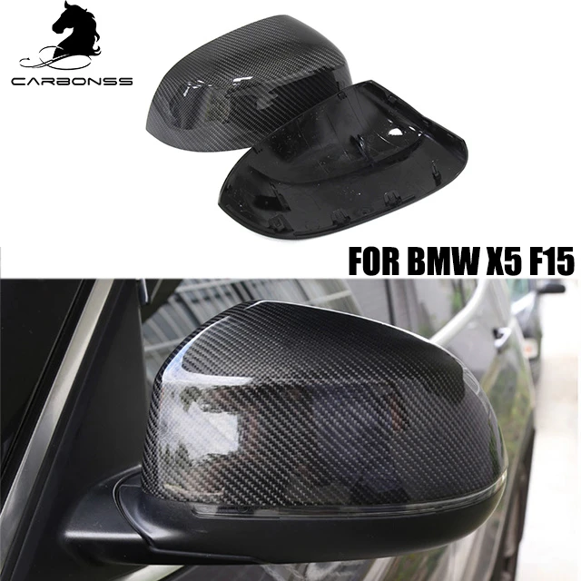 Replacement Carbon Fiber Rearview Mirror Caps for BMW F25/F26/F15/F16 2014-2018