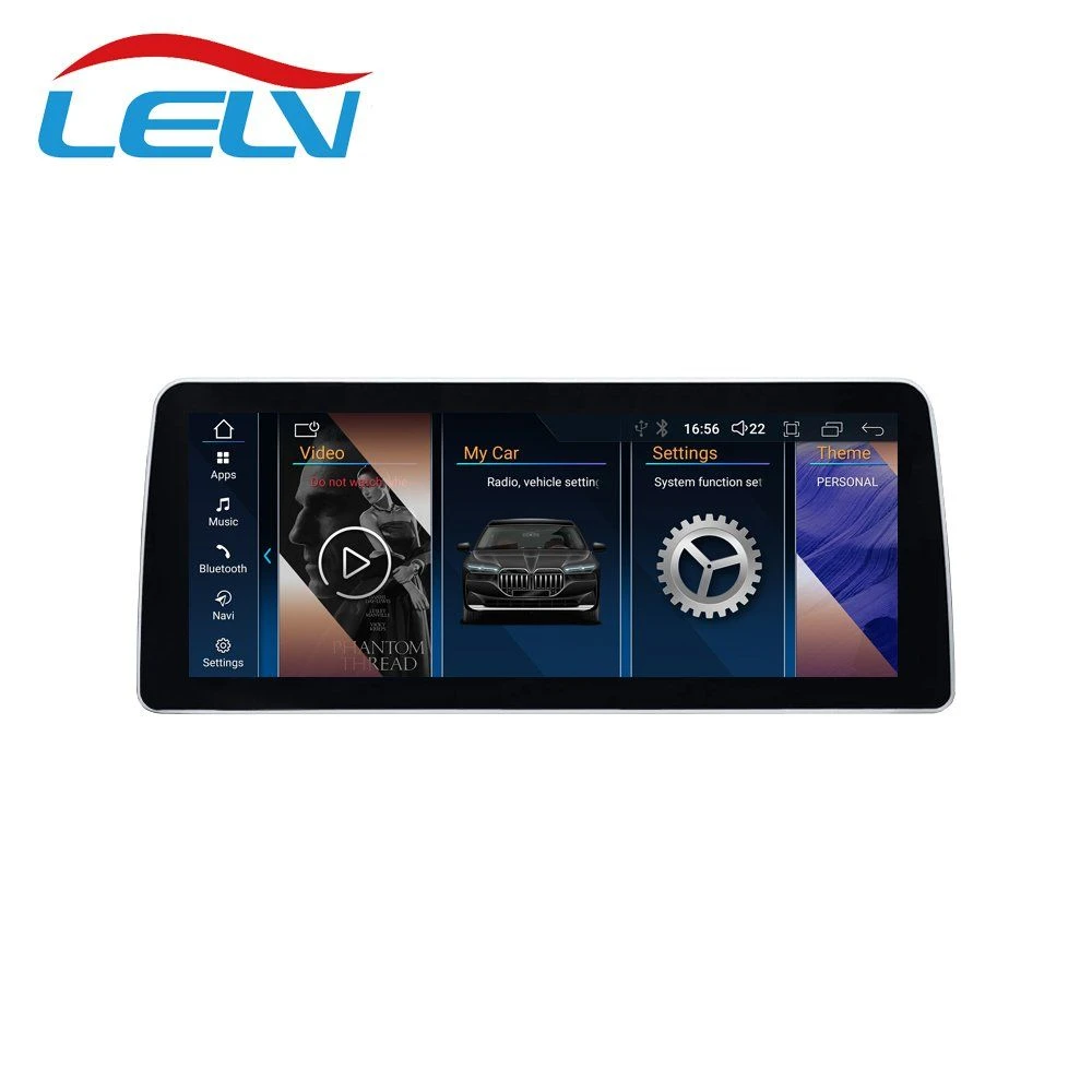 Snapdragon665 Wireless Carplay Auto for BMW 5 Series E60 E61 Radio 12.3inch