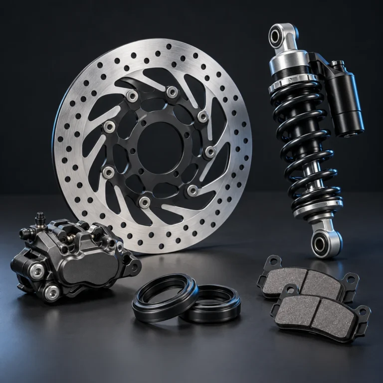 Motorcycle Wheels, Brakes & Suspension