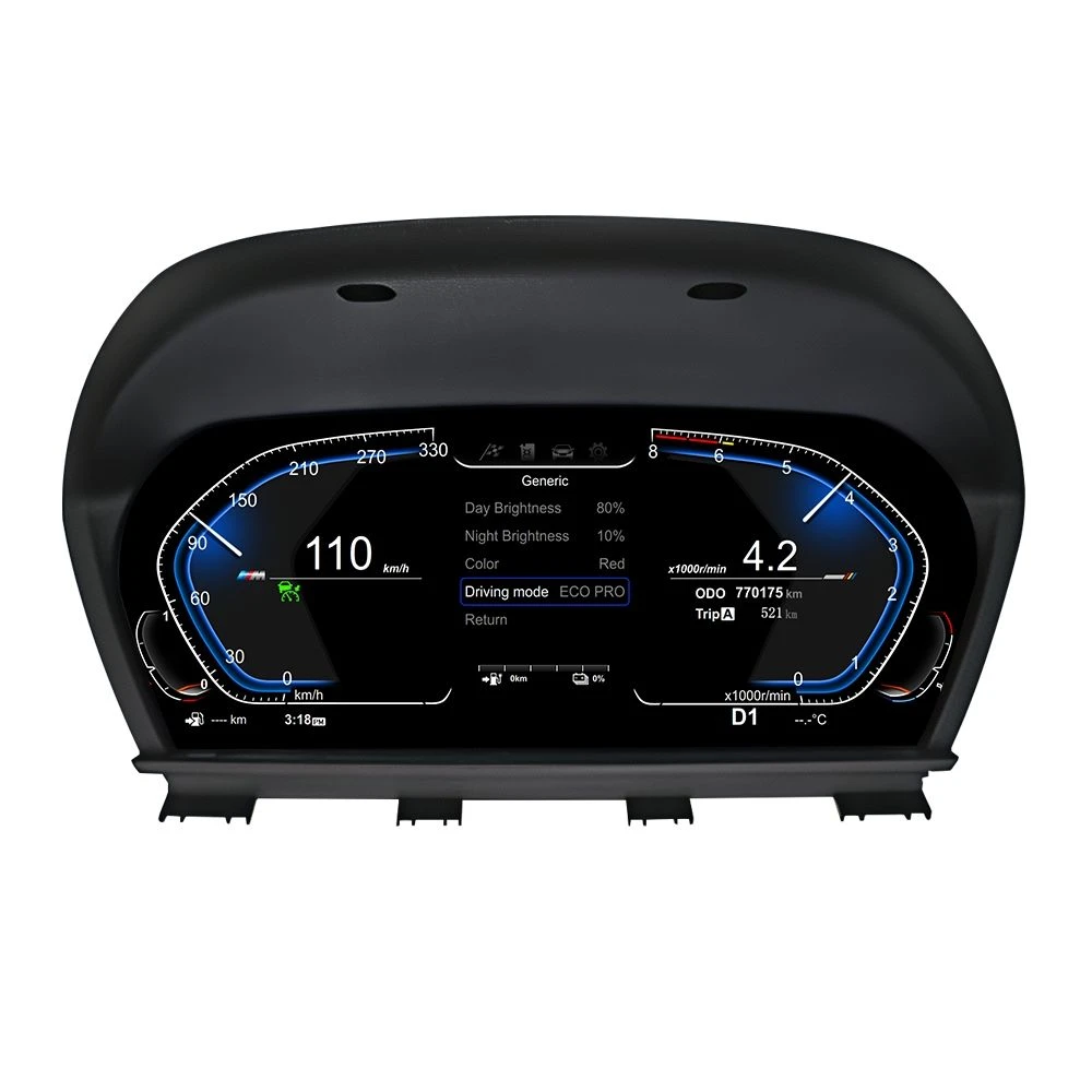 for BMW 1/2/X1/X2 (F20 F48) LCD Dashboard with Linux OS