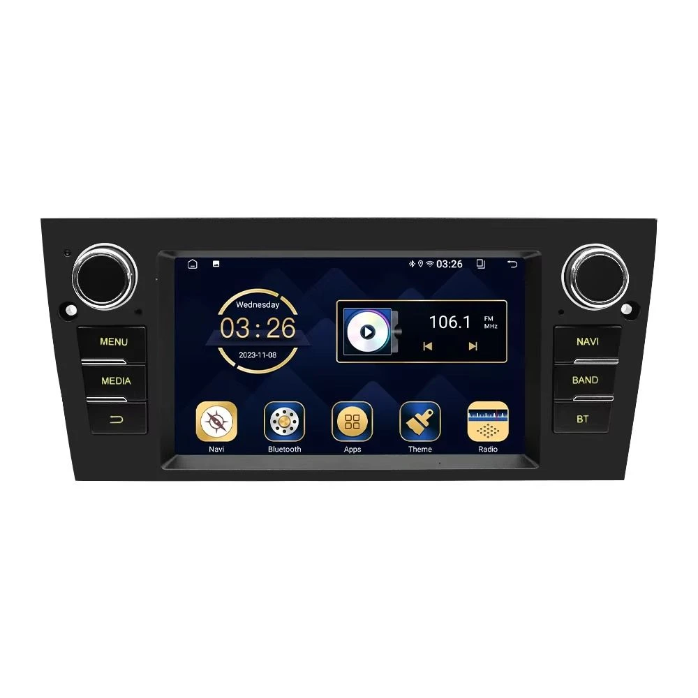 for BMW 3 Series E90 7″8core Car DVD Player, Built-in Wireless Multimedia Car DVD Player, High Quality GPS Navigation Head Unit
